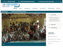 Tablet Screenshot of littlebuddhacollege.edu.np